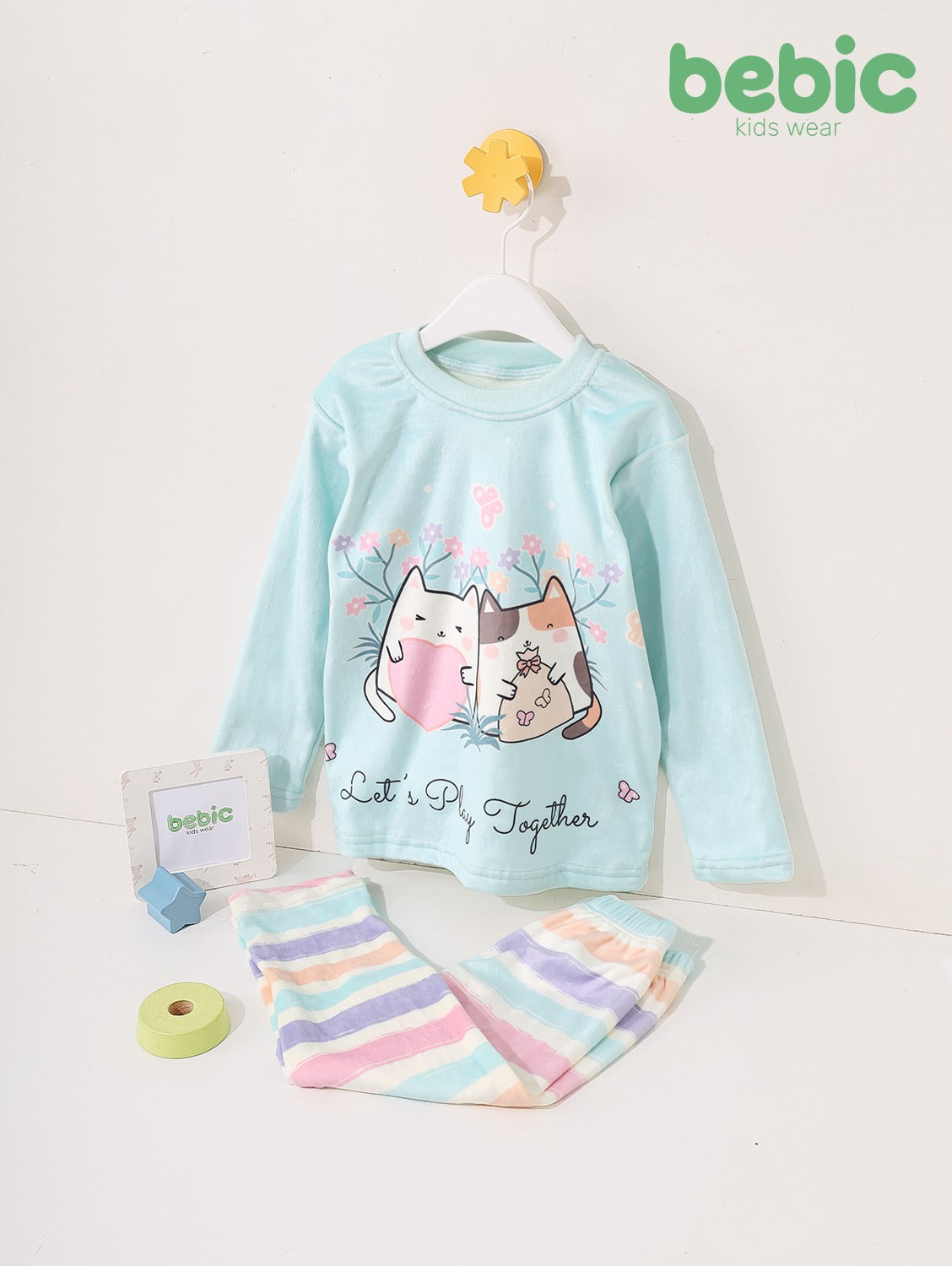 striped cats set