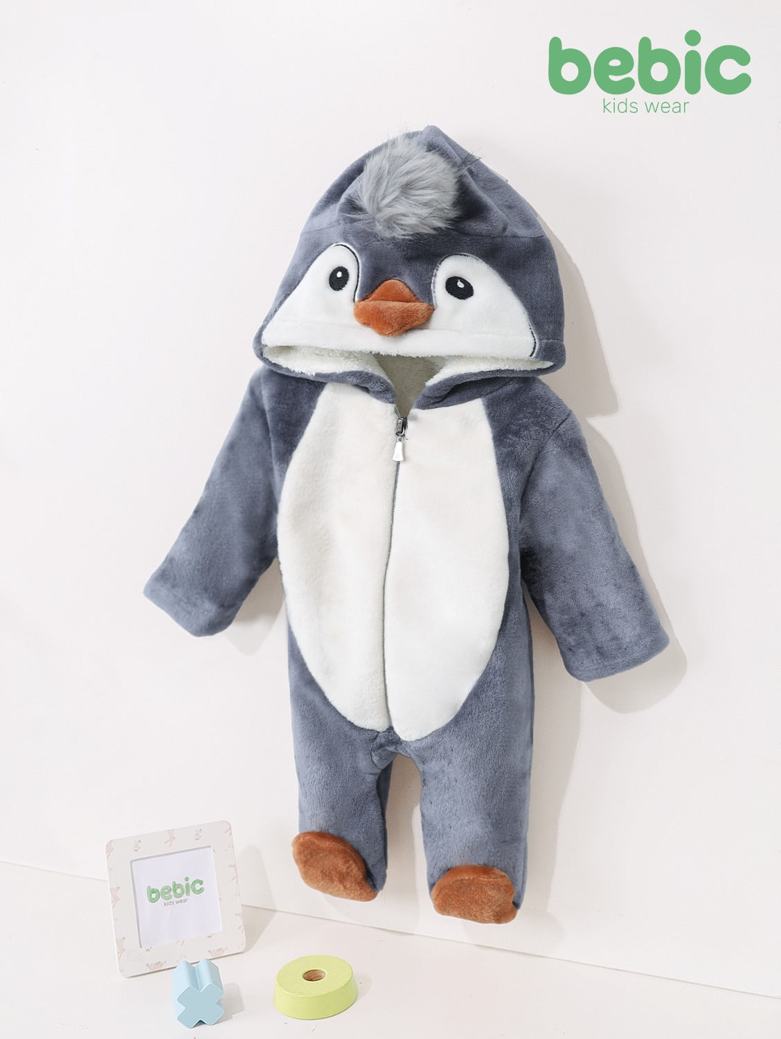 Penguin Hooded Romper