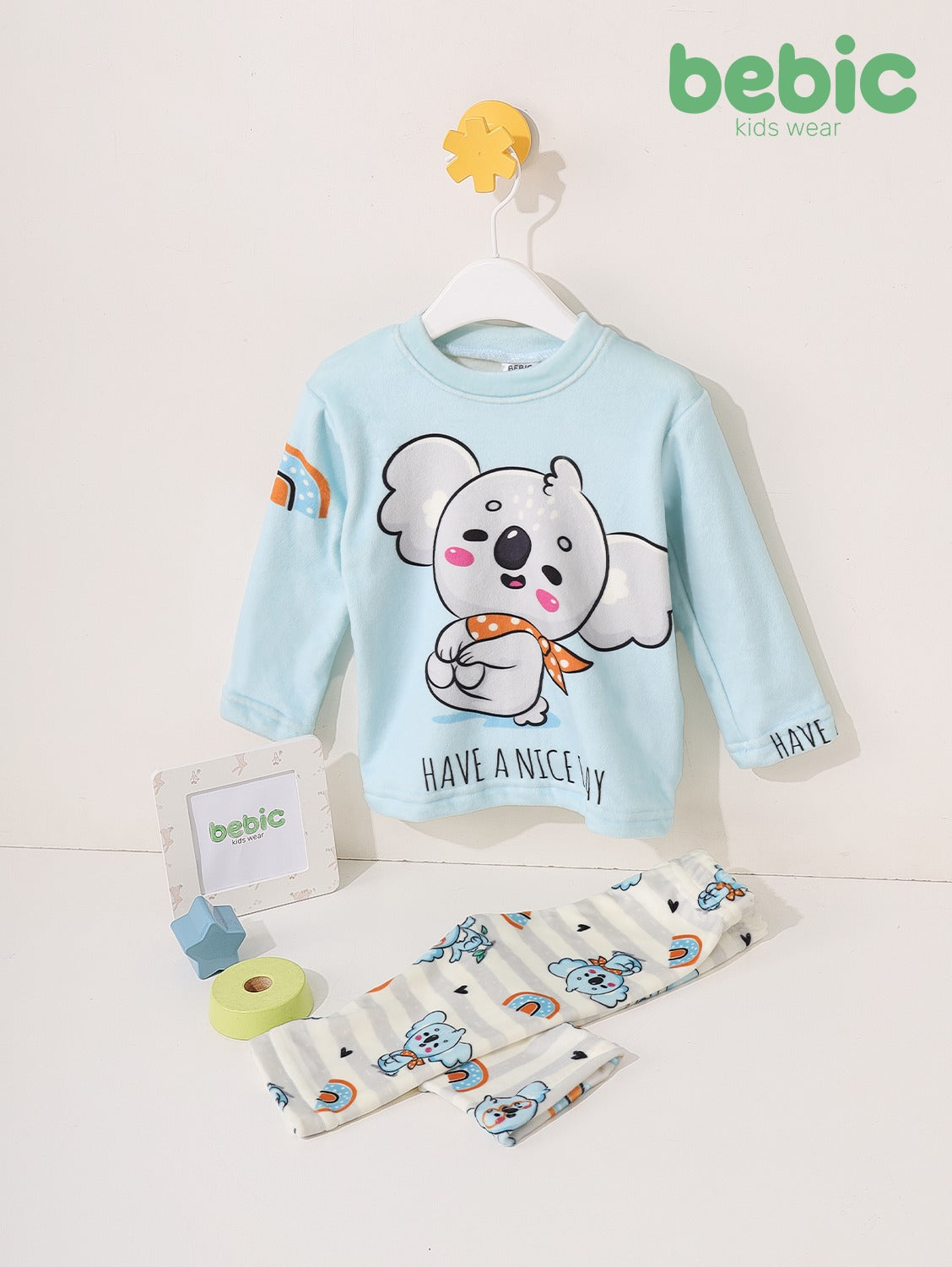 Koala Fleece Pajama Set