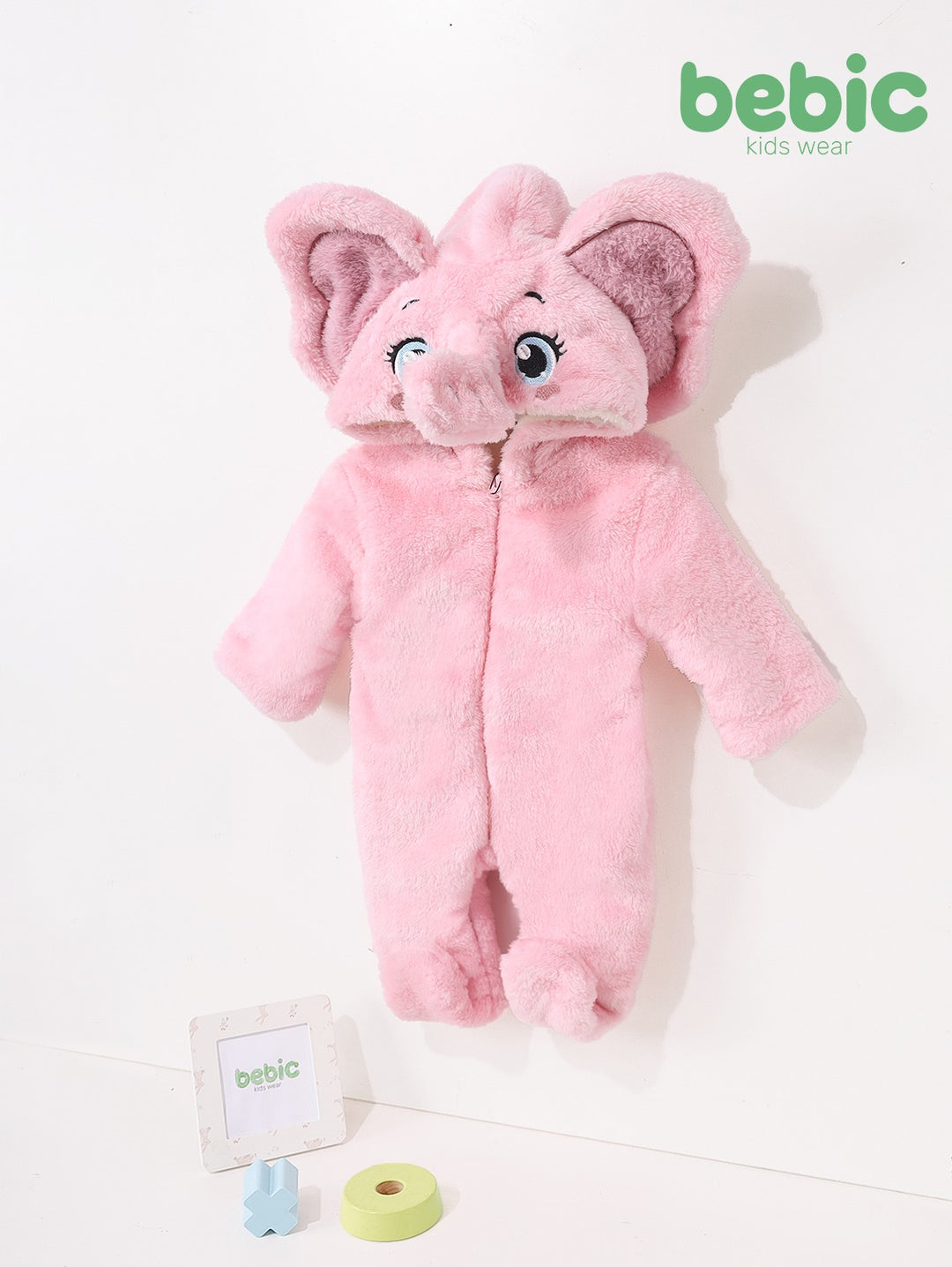 pink elephant romper